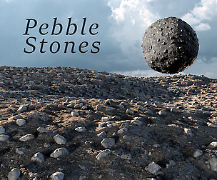 Pebble stones tileable texture set