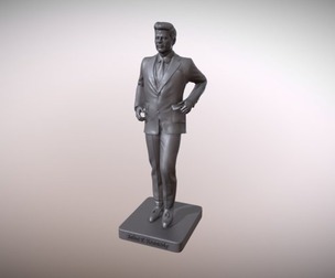 statue of President John Kennedy