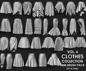 Clothes Collection IMM Brush Pack 31 in One Vol 6