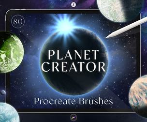 Planet Creator Procreate Brushes