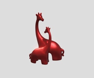 decorative giraffes statues