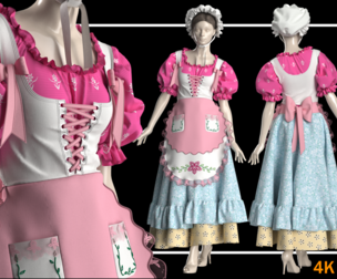 Cute baker costume