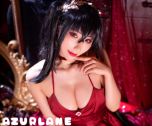AzurLane Taihou Gown cosplay HaneAme Cosplay