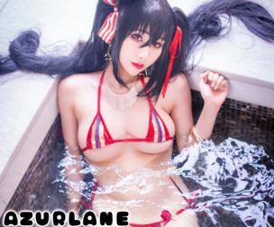 AzurLane Taihou bikini cosplay HaneAme Cosplay