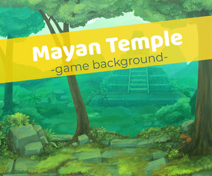 Mayan Temple - Game Background