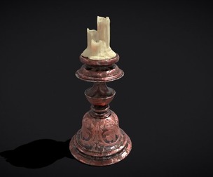 Elegant Wide Candle