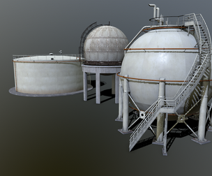 Gas Silo storage tanks Pack