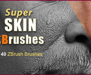 Super Skin - 41 ZBrush Brushes for realistic Skin