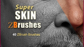 Super Skin - 41 ZBrush Brushes for realistic Skin cover