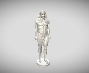 Osiris Antinous statue