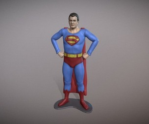 Superman George Reeves Figure 3D pintable