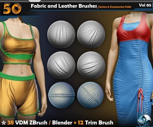 Fabric and Leather Brushes Vol 05