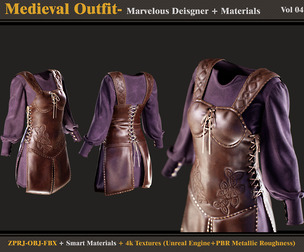 Medieval Outfit-Marvelous Designer