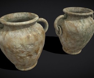 Marble Garden Vases