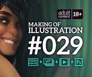 Making of illustration #029 (Adult Content)