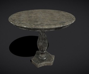 Round Garden Table