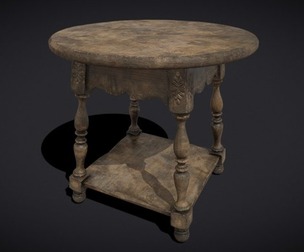 Elegant Round Side Table