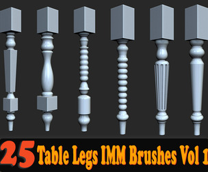 25 Table Legs IMM Brushes Vol 1
