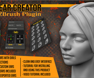 Ear Creator ZBrush Plugin