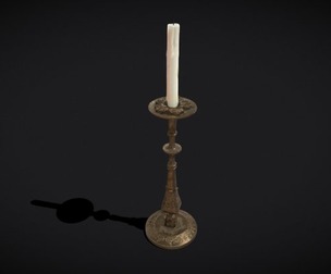 Ornamented Candle Stick