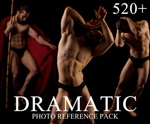 520+ Dramatic Poses Reference Pack