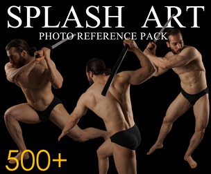 500+ Male Splash Art Pose Reference Pictures