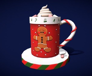 Ginger Bread Man Hot Chocolate