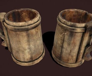 Wooden Beer Cup