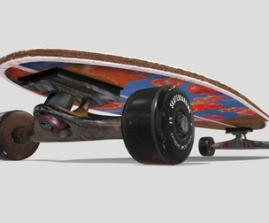 Longboard Surfskate Crusing