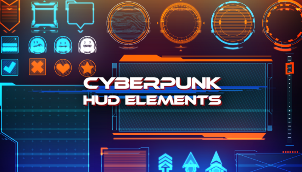 Cyberpunk Hud Elements