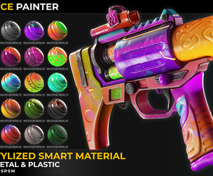 25 Stylized Smart Materials Metal & Plastic Vol 02