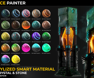 32 Stylized Smart Materials Stone&Crystal Vol 01