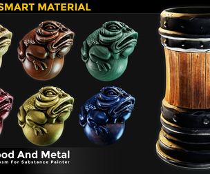 35 Stylized Smart Materials Wood & Metal Vol 01