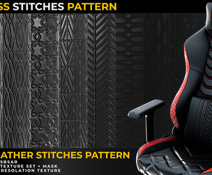 2 Leather Stitches Pattern Vol.01