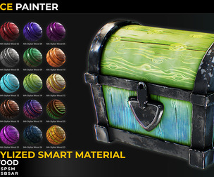 25 Stylized Smart Materials Wood Vol 03