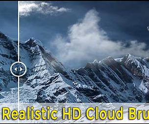 High Res Realistic Photoshop Cloud Brushes