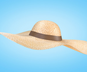 Straw Sun Hat Low-poly 3D Model