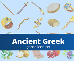 Ancient Greek - Game Icon Set