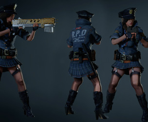 Helena Biker outfit - Re2Remake
