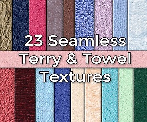 23 Realistic Seamless Towel Fabric Textures