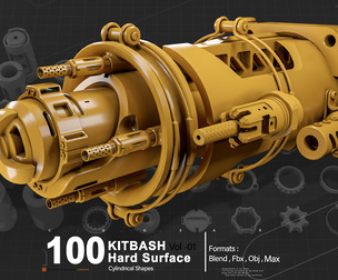 Hard Surface Kitbash Vol 01