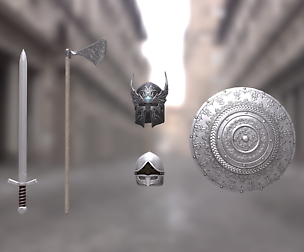 Weapons and armor pack
