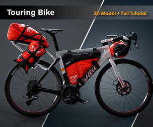 Touring Bike / Full Tutorial + 3D Model