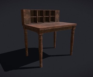 Elegant Short Writing Desk
