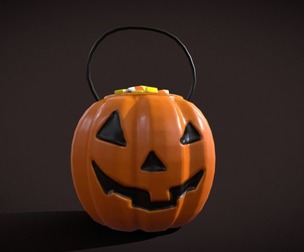 Pumpkin Candy Pail