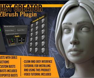 Bust Creator ZBrush Plugin