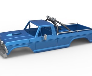 Shell of vintage Monster Truck V1 Scale 1:25