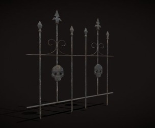 Skull Fence