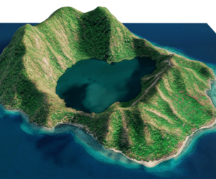 Satonda Island 3d Model Terrain