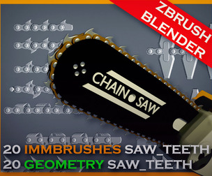20 Electric Sawtooth - Saw Teeth IMM Brush